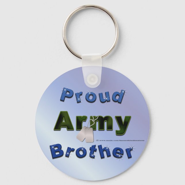 Irmão do exército orgulhoso Chaveiro (Frente)