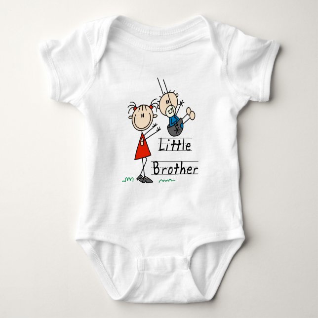 Irmão Pequeno com Camisetas Irmãs Grandes (Frente)