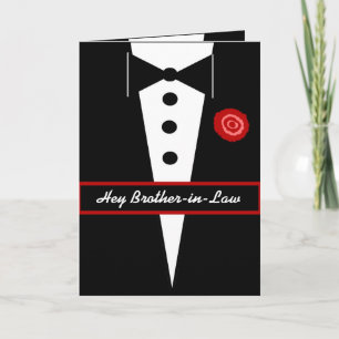 Irmão por casamento seja meu padrinho de cartão co