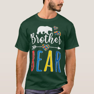 Irmão Urso Autismo Sensibilização Camisa Amor Supo