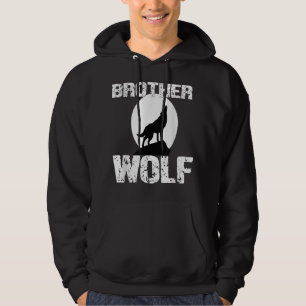 Irmão Wolf Camisa Da Tribo Familiar Lobos Mo