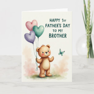Irmãos Cartão do Primeiro Dia dos Pais