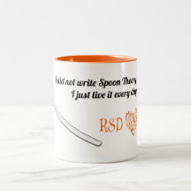 Irmãs da caneca RSD da teoria da colher