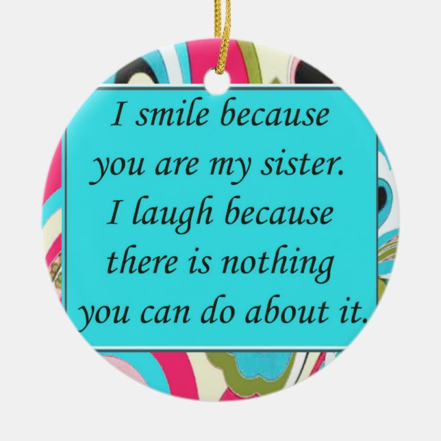 Irmãs, Enfeites de natal (Frente)