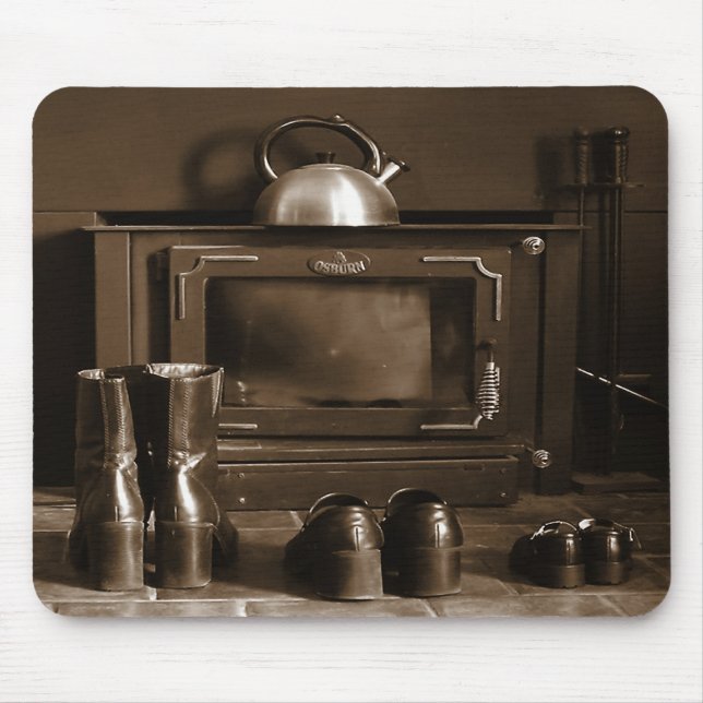 Irmãs Mousepad da matiz do Sepia (Frente)