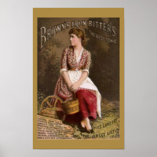 Iron Bitters Health Poster