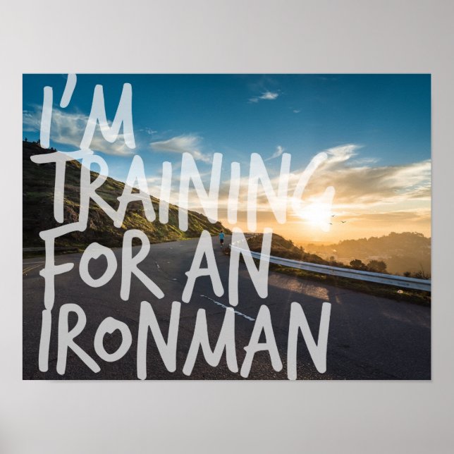 Ironman Training Inspiron Poster (Frente)