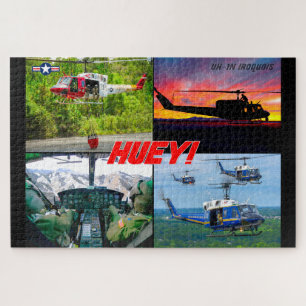 IROQUÓIS UH-1N (20x30 POLEGADAS) Quebra-cabeça de 