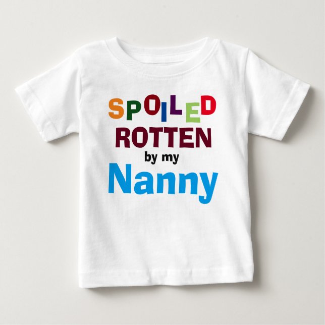 Irritado Por Minha Nanny Bebê T-Shirt (Frente)