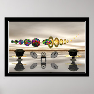 Is It Time Yet? surreal poster Print