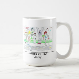 Isaac a caneca do corredor