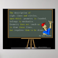 Isaac Newton Matemática poster