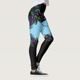 Isabella Blue Leggings