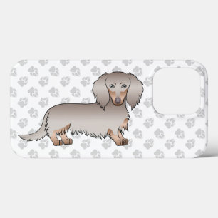 Isabella E Tan Long Hair Dachshund Dog & Paws