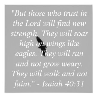 Isaiah 40:31 Foto