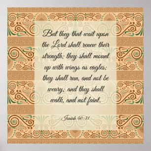 Isaiah 40:31 Poster