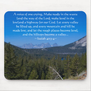 Isaiah 40:3-4 Mammoth Lagos Mousepad