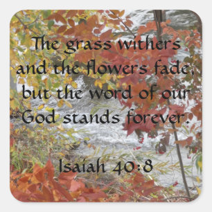 Isaiah 40:8 adesivos