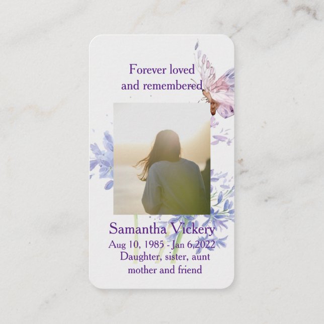 Isaiah 41:10 - Cartão de Memória Memorial de Escri (Verso)