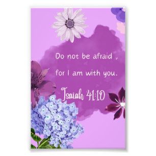 Isaiah 41:10 Foto Alargamento Testemunha de Jeov