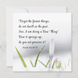 Isaiah 43:18 Eu estou fazendo uma Bíblia NOVA COIS