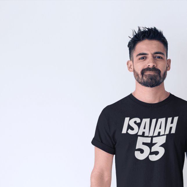 ISAIAH 53 Judeu messiânico, T-shirts cristãs (Criador carregado)