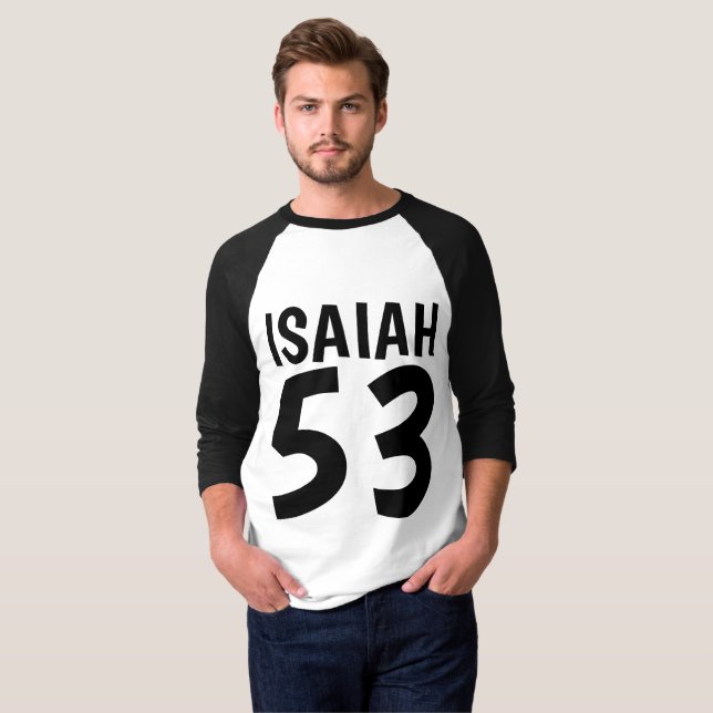 ISAIAH 53 T-shirts judaicas messiânicas (Frente Completa)