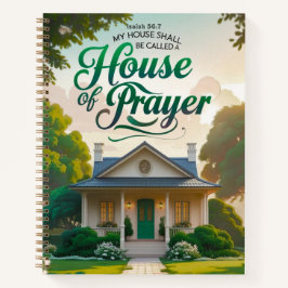 Isaiah 56:7- House of Prayer 8,5" x 11" Soft Cobri