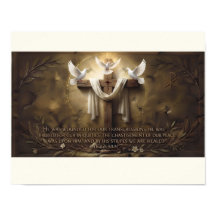 Isaías 53:5 Poster da Cruz | Por Suas Listras