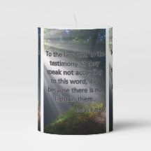 Isaías 8:20 KJV - Escritura de Bíblia