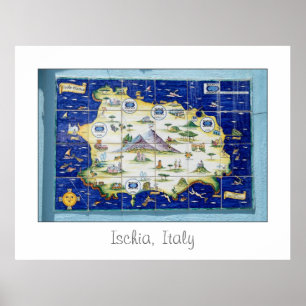 Ischia, Itália grande Poster