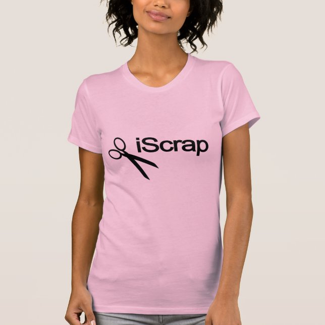 iScrap, t-shirt do álbum de recortes (Frente)