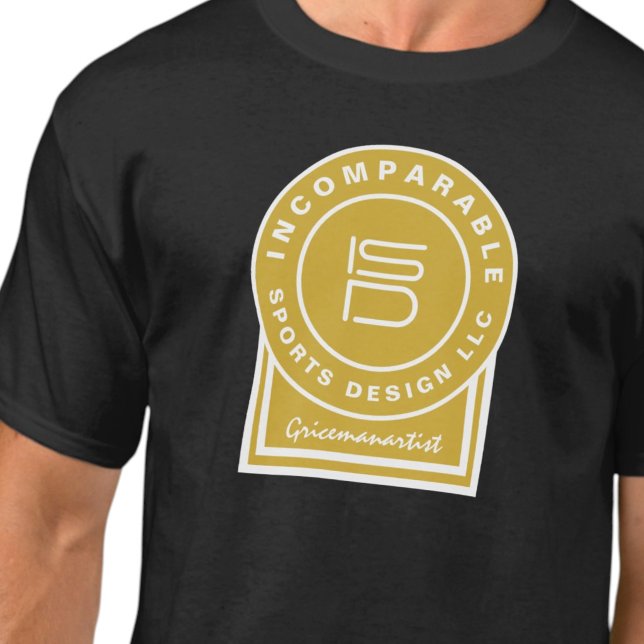 ISD Unisex Metalic Gold T-Shirt (Criador carregado)