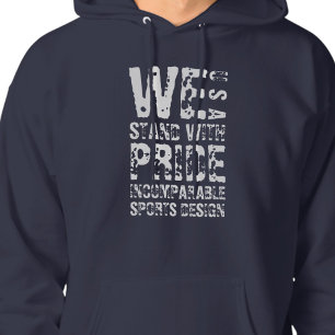 ISD We Stand With Pride USA Pullover Hoodie