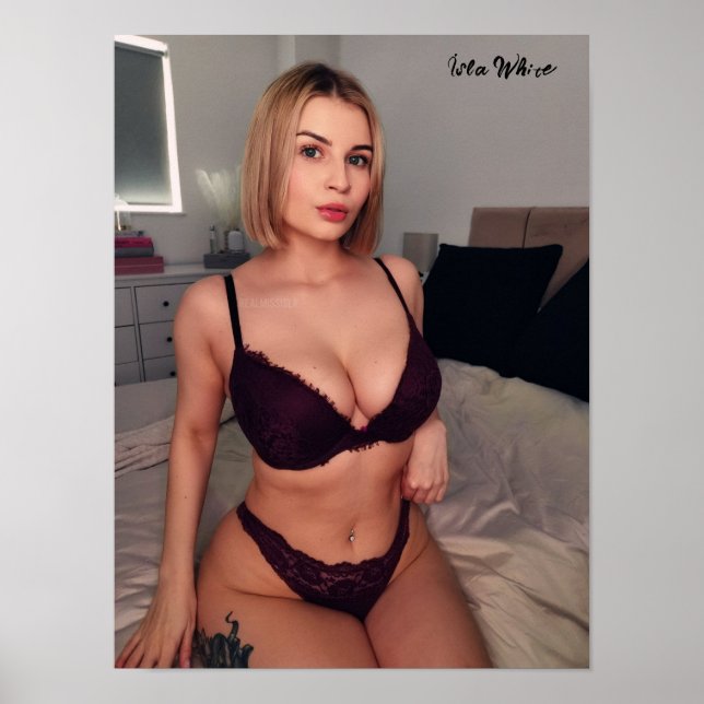 Isla White Poster (Frente)