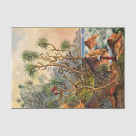 Island Ernst Haeckel Decoupage Papel Tecidual