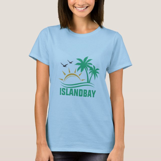 Islandbay T-Shirt - Vista a brisa tropical (Frente)