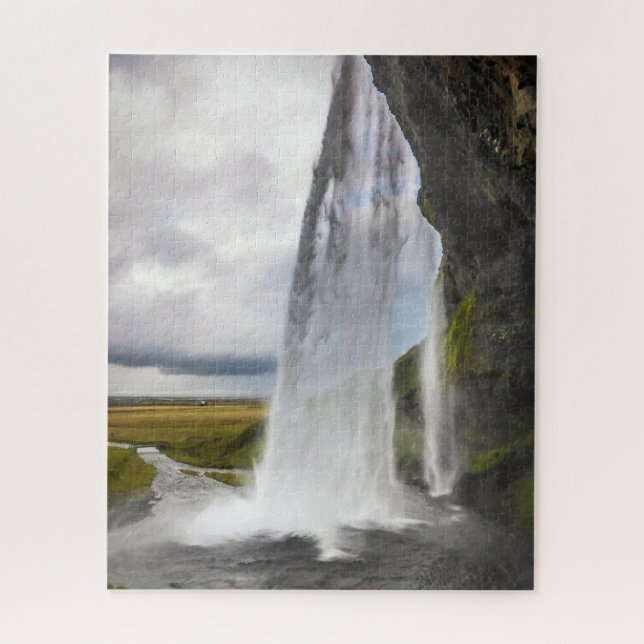 Islândia Jigsera Quebra-cabeça - Seljalandsfoss ca (Vertical)