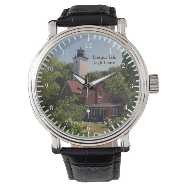 Isle Lighthouse Erie, relógio PA (Frente)