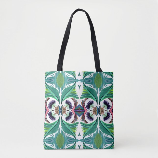 Isle-of-Ferns C/M na bolsa de tote (Frente)