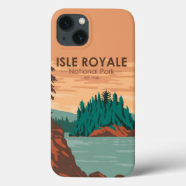Isle Royale National Park Michigan Vintage