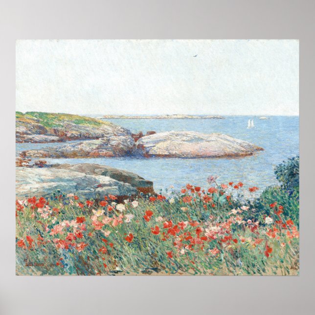 Isles of Shoals - Childe Hassam Fine Art Poster (Frente)