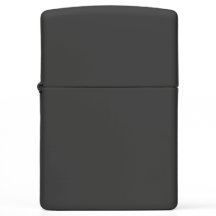 Isqueiro Matte preto de Zippo