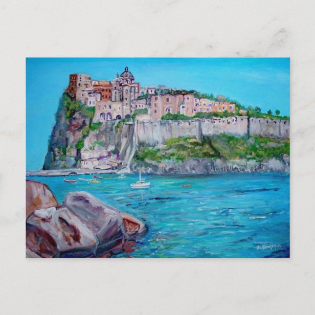 Ísquios, Italia - cartão (Frente)