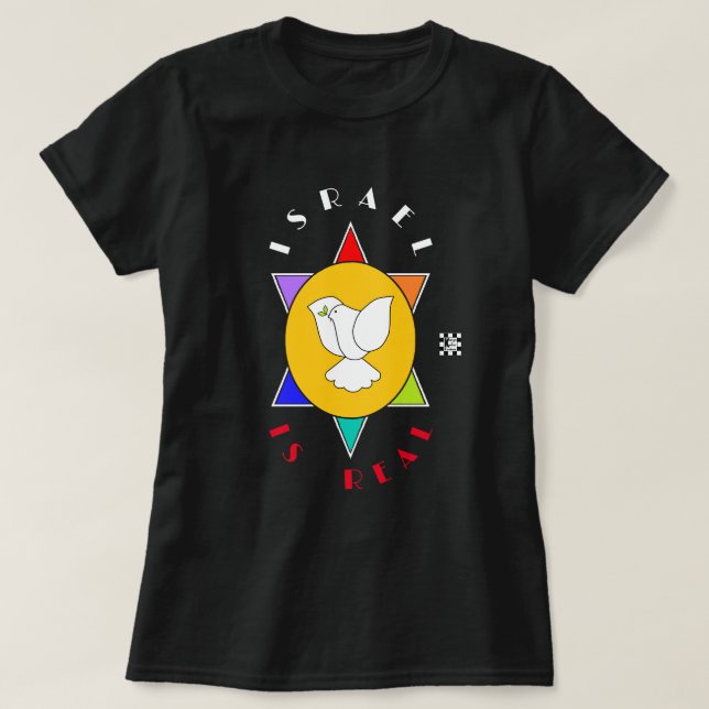 Israel é um verdadeiro T-Shirt (Frente do Design)