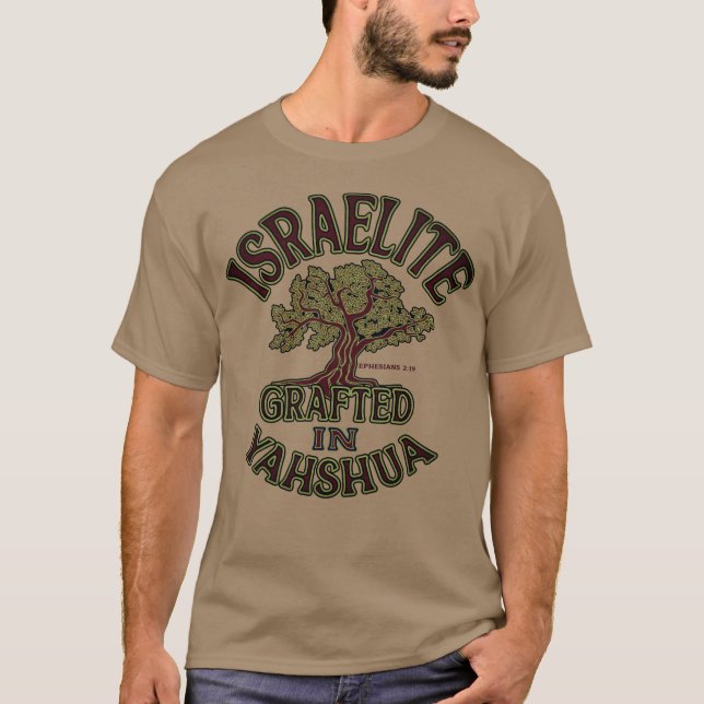 Israelita grafada em Yahshua Earth T-Shirt (Frente)