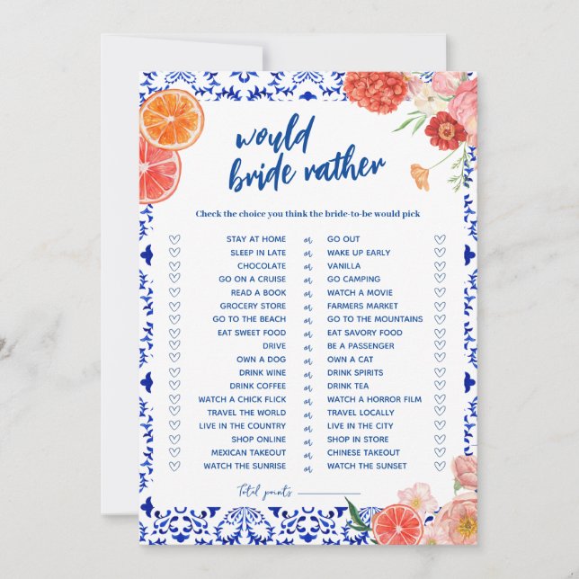 Isso é mais chá que preferencialmente o cartão de  (Frente)