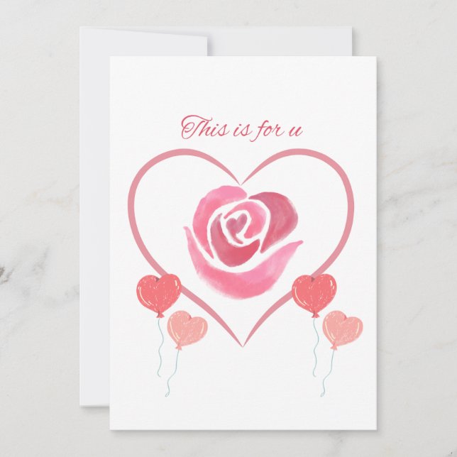 Isto é para nós, um belo cartão de convite. (Frente)