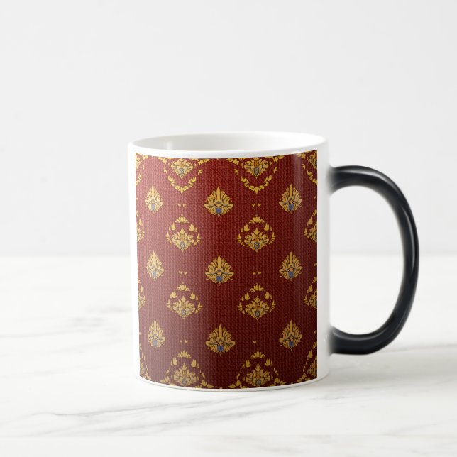 Isto é uma caneca de padrão bordado (Direita)