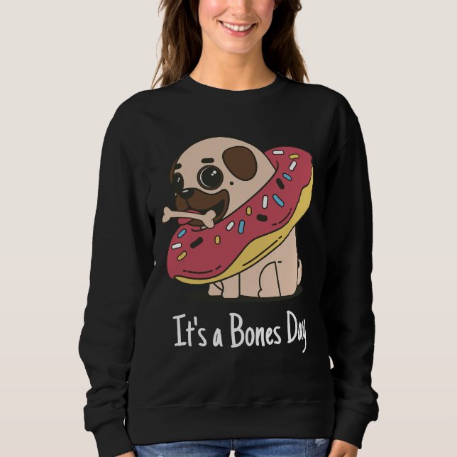 It&x27;s a Bones Day Pug Classic T-Shirt 168 (Frente)